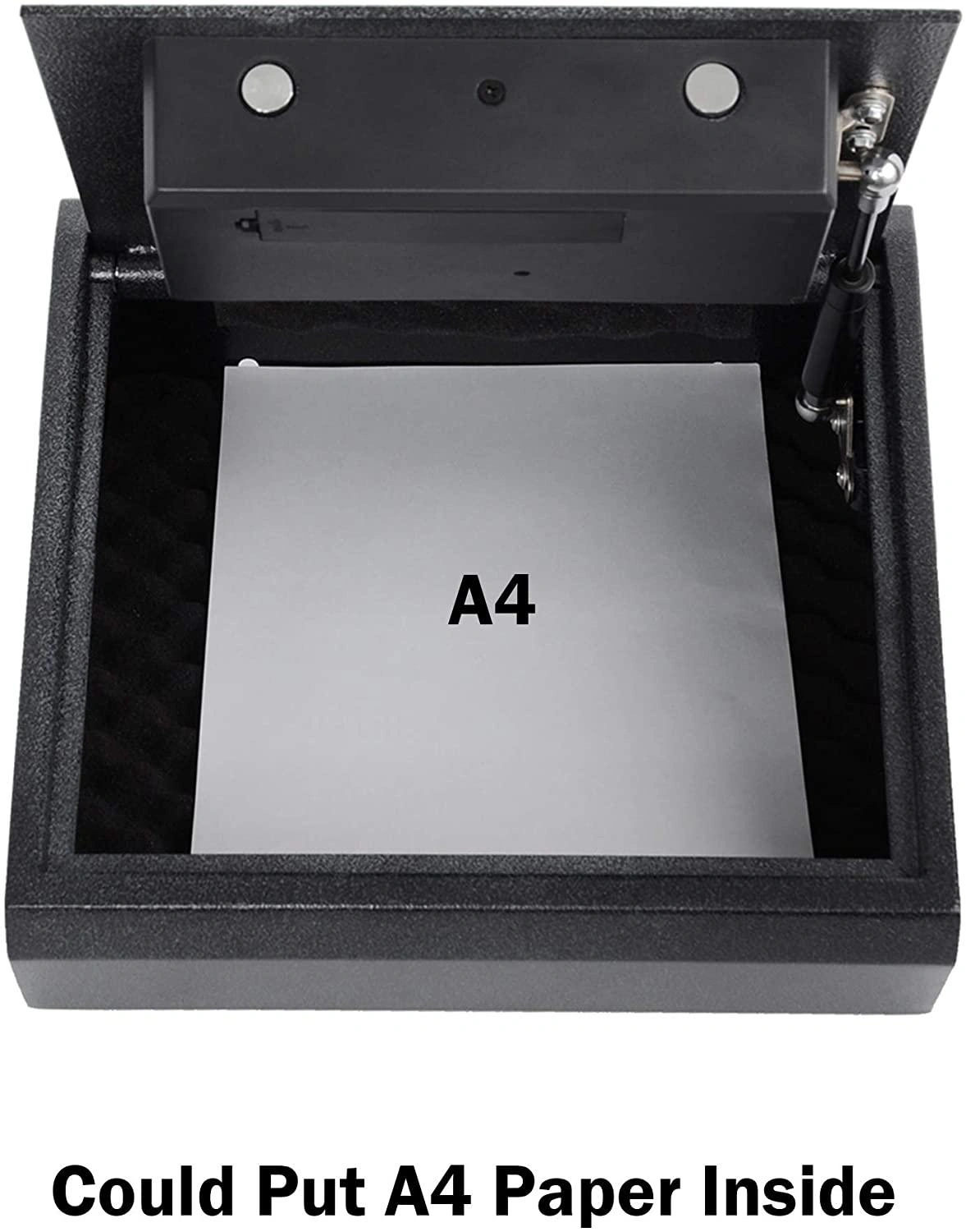 Heavy-Duty Security Safe - Gas Spring, Wall Mounted, Keeps Valuables Safe & Sound.